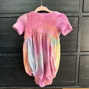 Khloe Jean Tie Die Romper